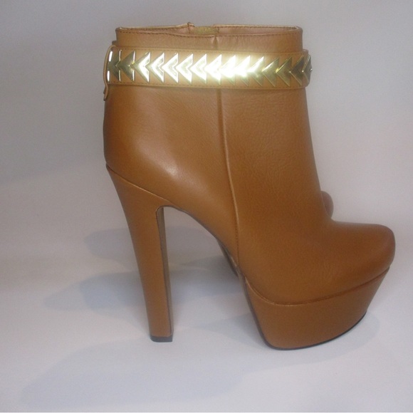 H by halston brown booties size 7 - Picture 5 of 5